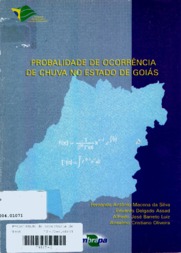 Thumbnail de Probabilidade de ocorrência de chuva no Estado de Goiás.
