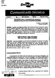 Thumbnail de Instruções para a confecção de armadilha luminosa para captura de insetos noturnos.