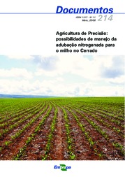Thumbnail de Agricultura de precisão: possibilidades de manejo da adubação nitrogenada para o milho no Cerrado.