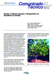 Thumbnail de Manejo e práticas culturais e fitossanitário em gravioleira no cerrado.