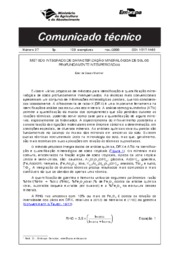 Thumbnail de Método integrado de caracterização mineralógica de solos profundamente intemperizados.