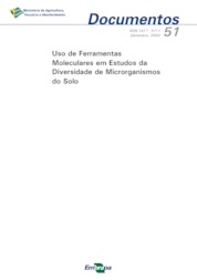Thumbnail de Uso de ferramentas moleculares em estudos da diversidade de microrganismos do solo.