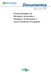 Thumbnail de Fixacao biologica de nitrogenio associada a pastagens de braquiária e outras gramíneas forrageiras.