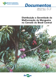 Thumbnail de Distribuição e severidade da malformação da mangueira no cerrado do Brasil Central.