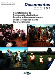 Thumbnail de Transferência de tecnologia, agricultura familiar e desenvolvimento local: a experiência do Projeto Silvânia.