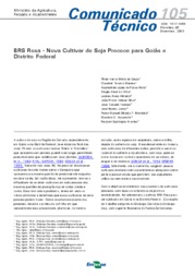 Thumbnail de BRS Rosa: nova cultivar de soja precoce para Goiás e Distrito Federal.