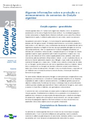 Thumbnail de Algumas informações sobre a produção e o armazenamento de sementes de Cratylia argentea.