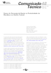 Thumbnail de Danos do percevejo-de-renda na produtividade da mandioca no Distrito Federal.