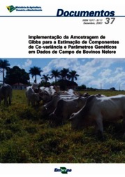 Thumbnail de Implementação da amostragem de Gibbs para estimação de componentes de co-variância e parâmetros genéticos em dados de campo de bovinos Nelore.
