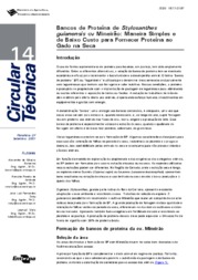 Thumbnail de Bancos de proteína de Stylosanthes guianensis cv Mineirão: maneira simples de baixo custo para fornecer proteína ao gado na seca.