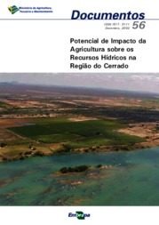 Thumbnail de Potencial de impacto da agricultura sobre os recursos hídricos na região do cerrado.