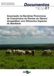 Thumbnail de Associação de bactérias promotoras de crescimento de plantas do gênero Azospirillum com diferentes espécies de brachiaria.