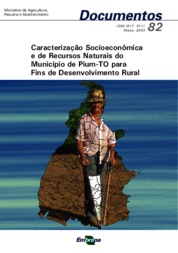 Thumbnail de Caracterização socioeconômica e de recursos naturais do município de Pium-TO para fins de desenvolvimento rural.
