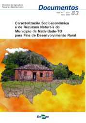 Thumbnail de Caracterização socioeconômica e de recursos naturais do município de Natividade-TO para fins de desenvolvimento rural.