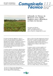 Thumbnail de Utilização do húmus de minhoca como adubo orgânico para a mandioca em solo de Cerrado.