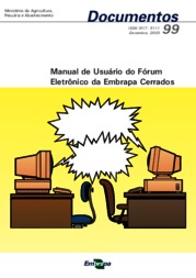 Thumbnail de Manual de usuário do fórum eletrônico da Embrapa Cerrados.