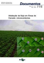 Thumbnail de Adubação da soja em áreas de cerrado: micronutrientes.