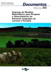 Thumbnail de Emprego de modelos matemáticos para pesquisa e gerenciamento de sistemas integrados de lavoura e pecuária.