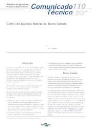 Thumbnail de Cultivo de espécies nativas do bioma cerrado.