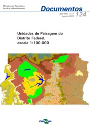 Thumbnail de Unidades de paisagem do Distrito Federal, escala 1:100.000.