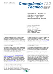 Thumbnail de Irrigação do cafeeiro no cerrado: estratégia de manejo de água para uniformização de florada.