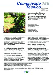 Thumbnail de Compostos fenólicos e vitamina C na polpa extraída dos frutos do híbrido de maracujazeiro azedo BRS Ouro Vermelho.