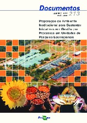 Thumbnail de Preparação do ambiente institucional para sustentar iniciativas em gestão por processos em unidades de pesquisa ecorregionais.