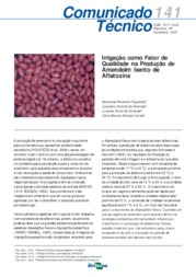 Thumbnail de Irrigação como fator de qualidade na produção de amendoim isento de aflatoxina.