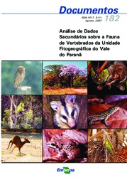Thumbnail de Análise de dados secundários sobre a fauna de vertebrados da unidade fitogeográfica do Vale do Paranã.