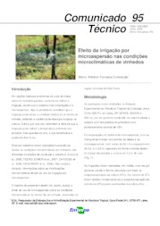 Thumbnail de Efeito da irrigação por microaspersão nas condições microclimáticas de vinhedos.