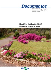 Thumbnail de Relatório de gestão 2008 Embrapa Suínos e Aves.