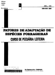 Thumbnail de Fatores de adaptação de espécies forrageiras - curso de pecuária leiteira.