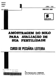Thumbnail de Amostragem do solo para avaliação de sua fertilidade - curso de pecuária leiteira.