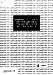 Thumbnail de Informativo sobre o Centro Nacional de Pesquisa de Gado de leite.