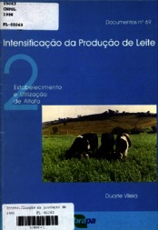 Thumbnail de Intensificação da produção de leite: 2. Estabelecimento e utilização da alfafa.