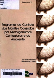 Thumbnail de Programas de controle das mastites causadas por microrganismos contagiosos e do ambiente.