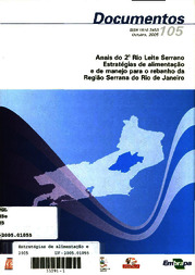 Thumbnail de Estratégias de alimentação e de manejo para o rebanho da Região Serrana do Rio de Janeiro.