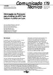 Thumbnail de Otimização de protocolo para análise de AFLP em Lolium multiflorum Lam.