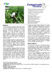 Thumbnail de Plantio direto do inhame na palhada de aveia preta e cultivo consorciado com Crotalaria juncea.