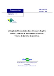 Thumbnail de Utilização de microeletrodos específicos para oxigênio visando a detecção de sítios de FBN em plantas e culturas de bactérias diazotróficas.