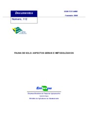 Thumbnail de Fauna de solo: aspectos gerais e metodológicos.