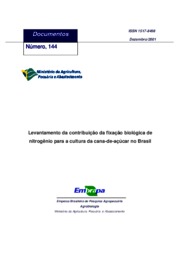 Thumbnail de Levantamento da contribuição da fixação biológica de nitrogênio para a cultura da cana-de-açúcar no Brasil.