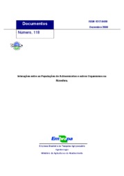 Thumbnail de Interações entre as populações de actinomicetos e outros organismos na rizosfera.