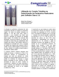 Thumbnail de Utilização do corante toluidina na determinação de parâmetros radiculares pelo Software Siarcs 3.0.