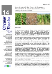 Thumbnail de Importância do N das raízes da soja para a produtividade da cultura sucessora e para o balanço de N do sistema.