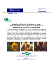 Thumbnail de Agricultura orgânica: Instrumento para sustentabilidade dos sistemas de produção e valorização de produtos agropecuários.