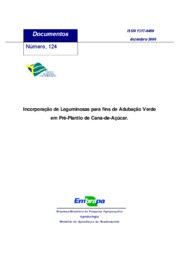 Thumbnail de Incorporação de leguminosas para fins de adubação verde em pré-plantio de cana-de-açúcar.