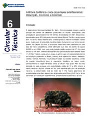 Thumbnail de A broca da batata-doce (Euscepes postfasciatus): descrição, bionomia e controle.