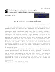 Thumbnail de Uso de Gliricidia sepium como moirão vivo.