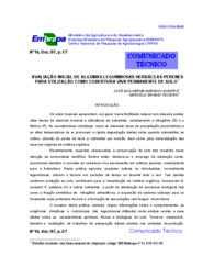 Thumbnail de Avaliação inicial de algumas leguminosas herbáceas perenes para utilização como cobertura viva permanente de solo.